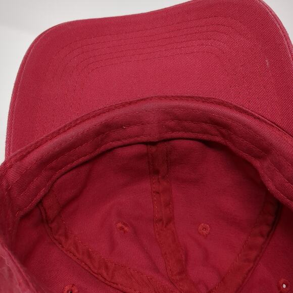 Canada Flag Slideback Baseball Cap Red One Size Adjustable Embroidered 6 Panel - Picture 8 of 10